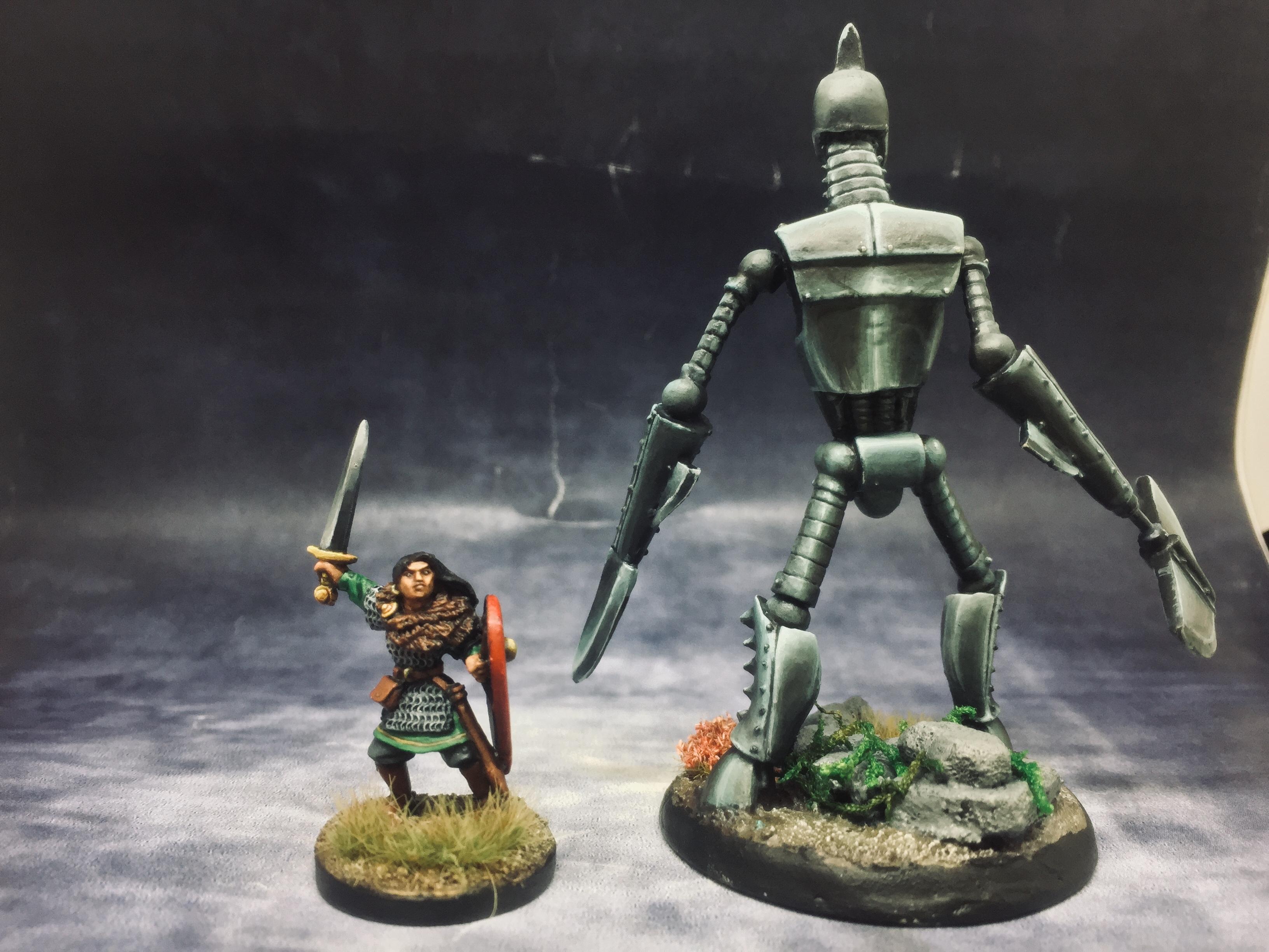 Construct Foundry Frostgrave Golem Iron January 2021 Non Metallic